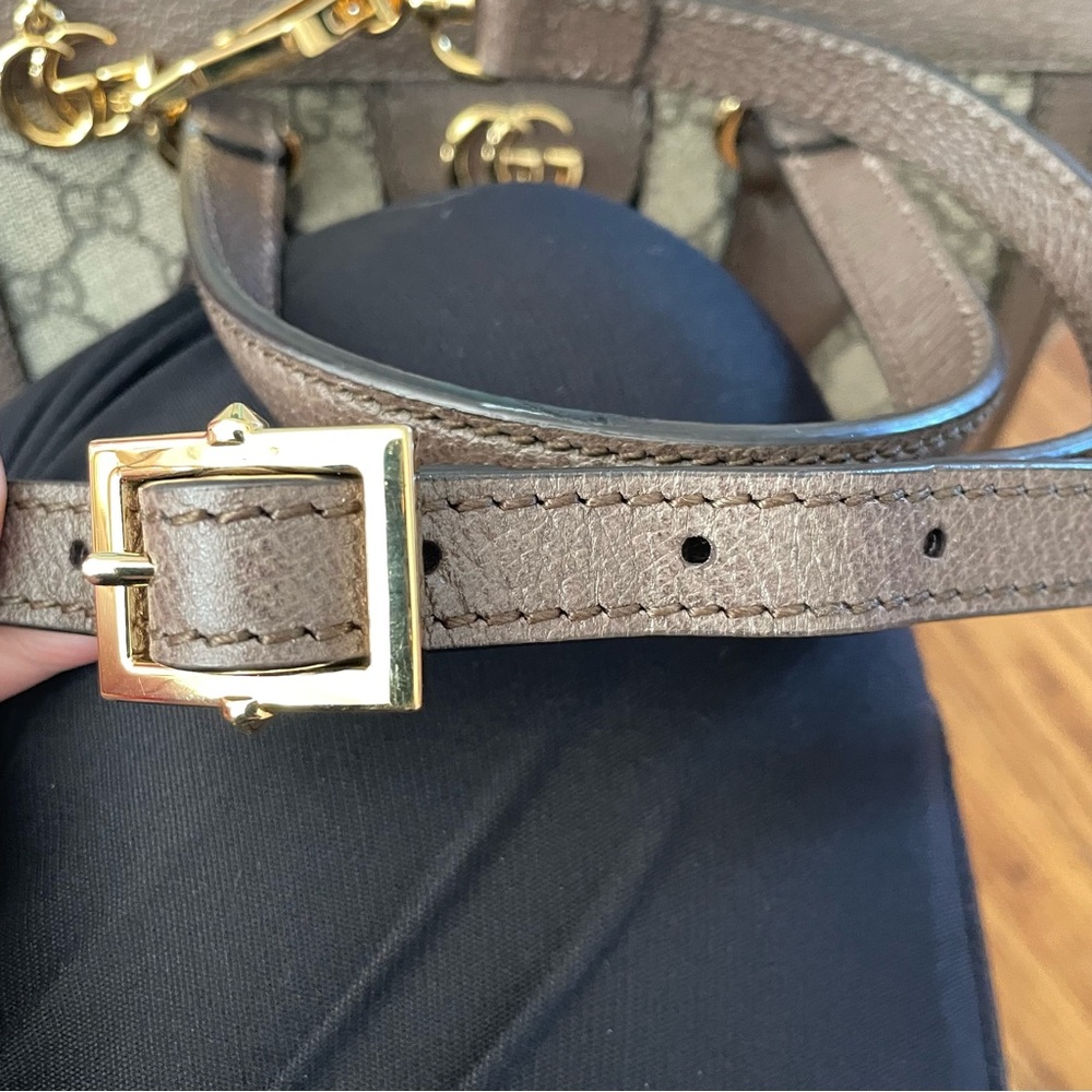 Gucci Ophidia Small Tote Bag Satchel Crossbody Handbag - Picture 6 of 12